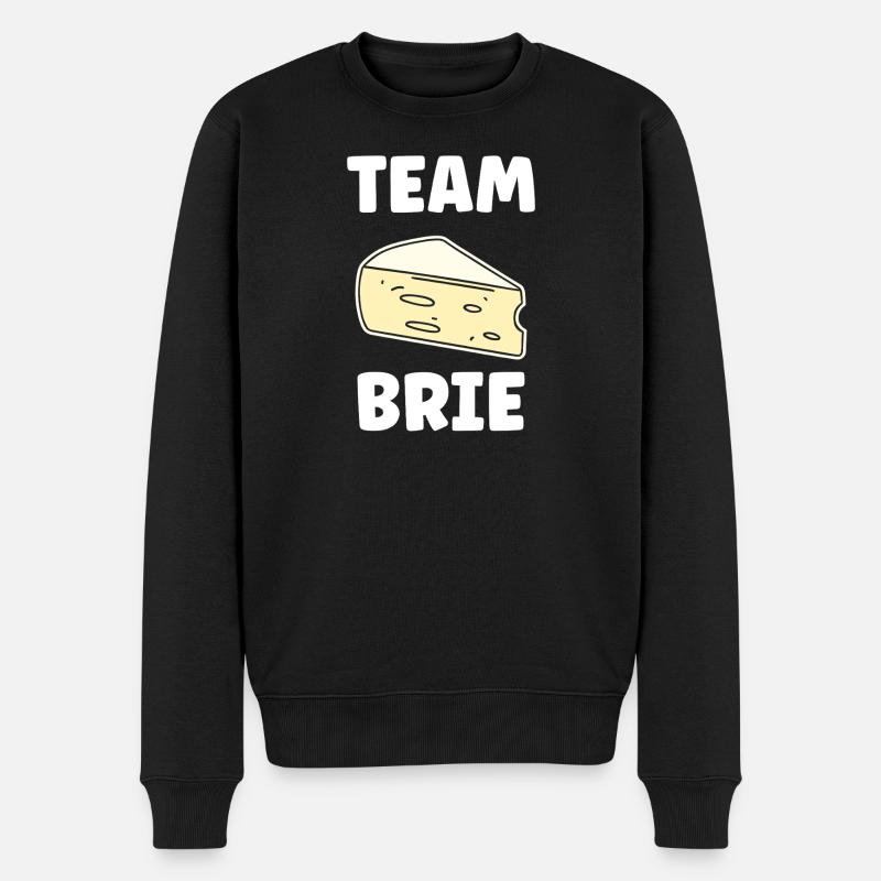 Humour fromage brie - Pull Premium bio Homme - noir