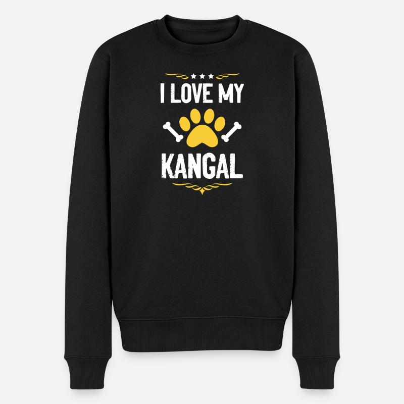 J’adore mon Kangal - Pull Premium bio Homme - noir
