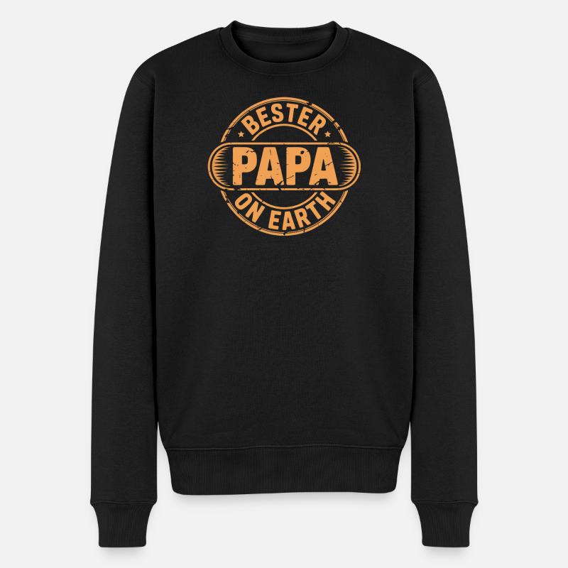 Meilleur papa - Pull Premium bio Homme - noir