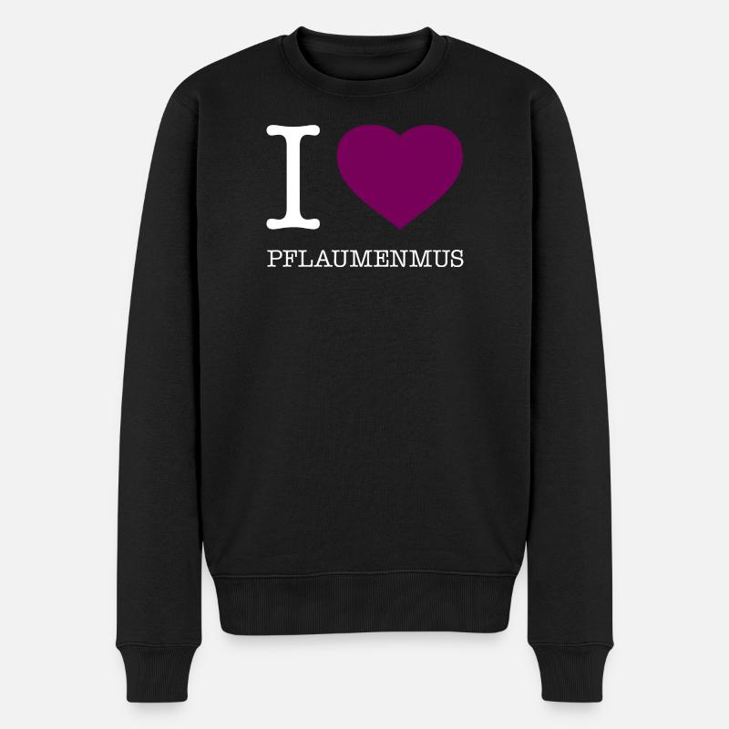 J’adore la confiture de prunes - Pull Premium bio Homme - noir