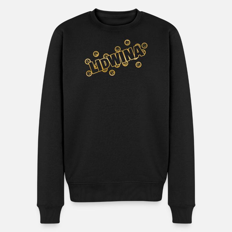 Nom : Lidwina - Pull Premium bio Homme - noir