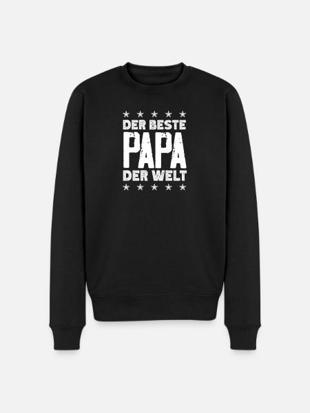 Funny Father's Day Gift Dad Beer - Men's Premium Organic Jumper - black