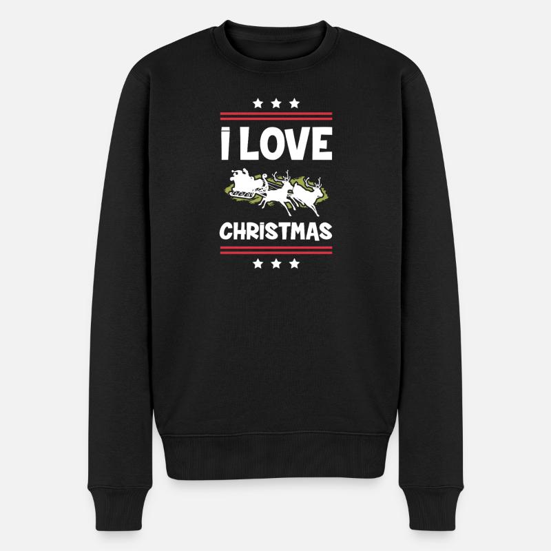 J’adore Noël - Pull Premium bio Homme - noir