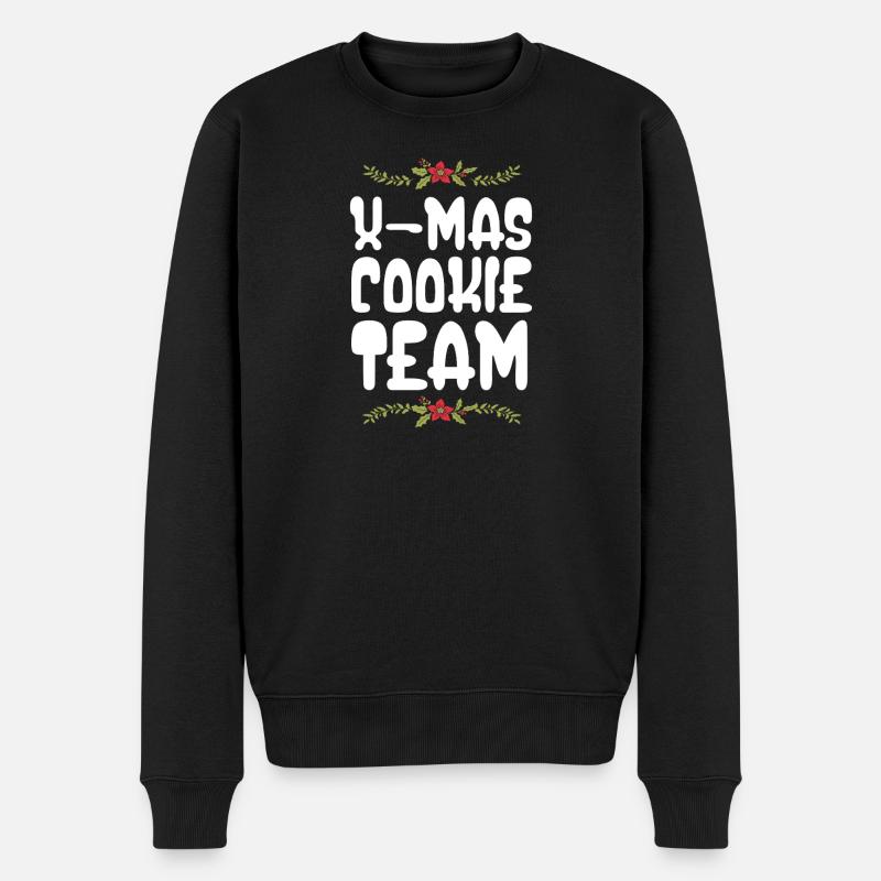 L’équipe des biscuits de Noël - Pull Premium bio Homme - noir