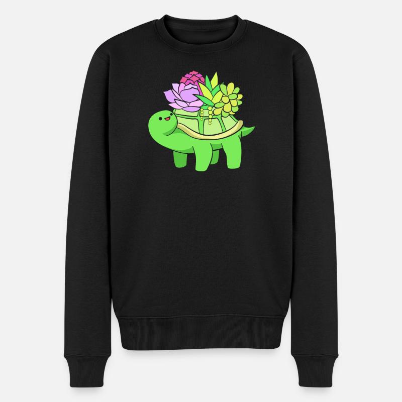 Plante Cactus Cactus - Pull Premium bio Homme - noir