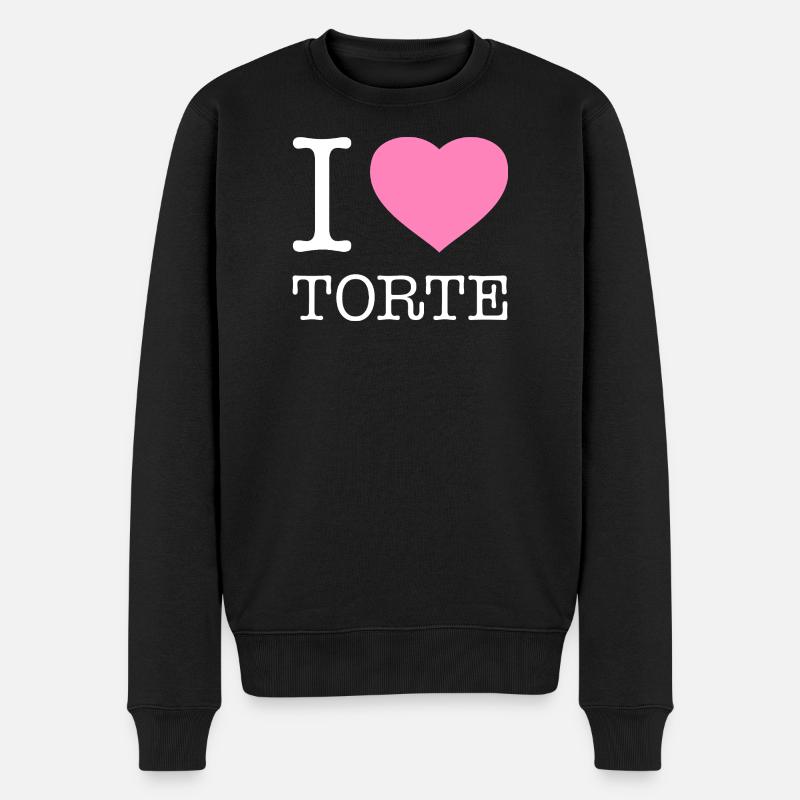 J’adore le gâteau - Pull Premium bio Homme - noir