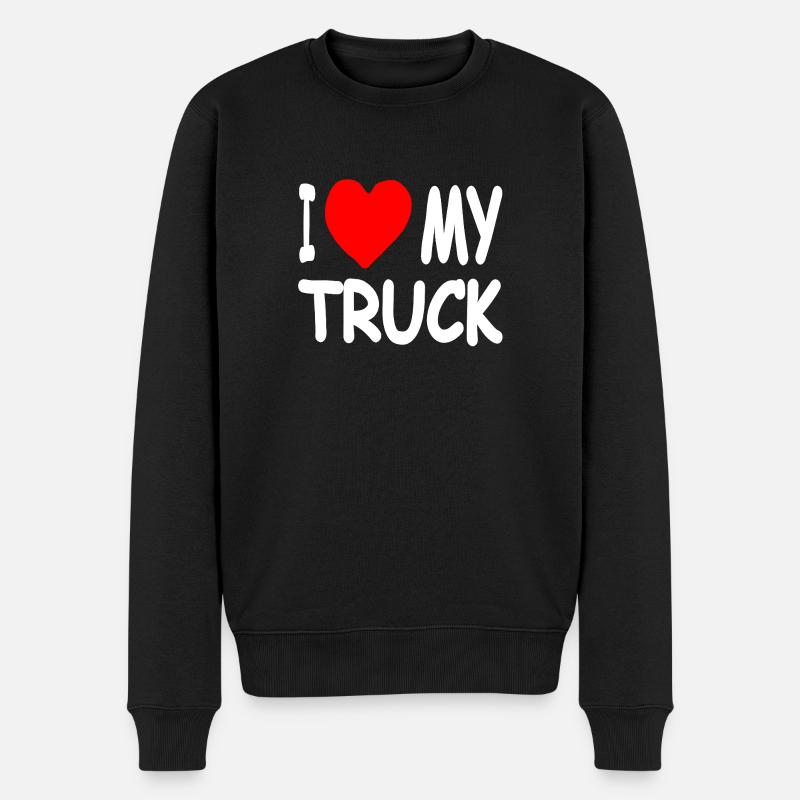 camion - Pull Premium bio Homme - noir