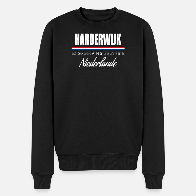 Harderwijk - Pull Premium bio Homme - noir
