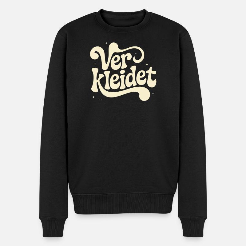 Verkleidet Kostüm Verkleidung Fasching Karneval - Männer Premium Bio Pullover - Schwarz