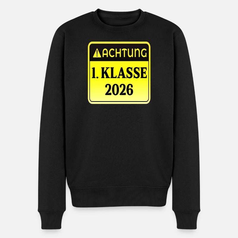 EINSCHULUNG Grundschule 2026 - Männer Premium Bio Pullover - Schwarz