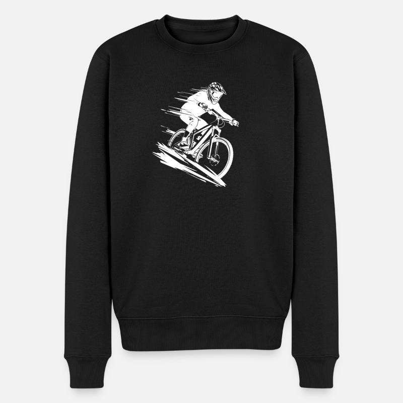 VTT Énergique VTT - Pull Premium bio Homme - noir