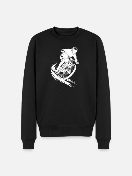 VTT Biker Art Cyclisme - Pull Premium bio Homme - noir