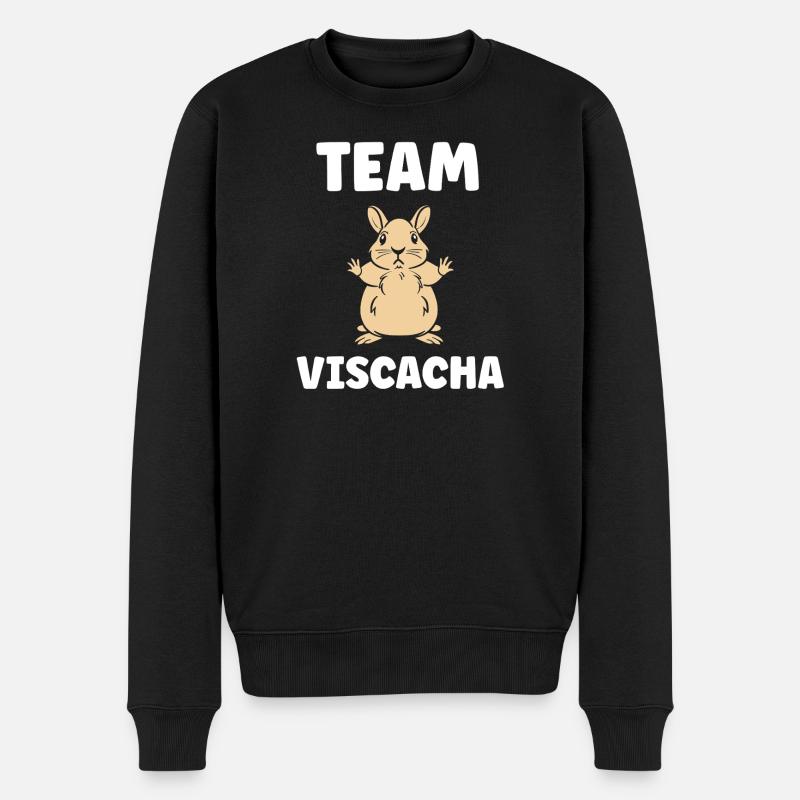 viscacha - Pull Premium bio Homme - noir