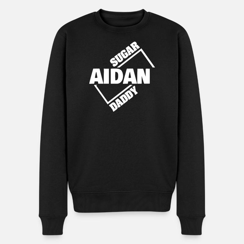 Aidan - Männer Premium Bio Pullover - Schwarz