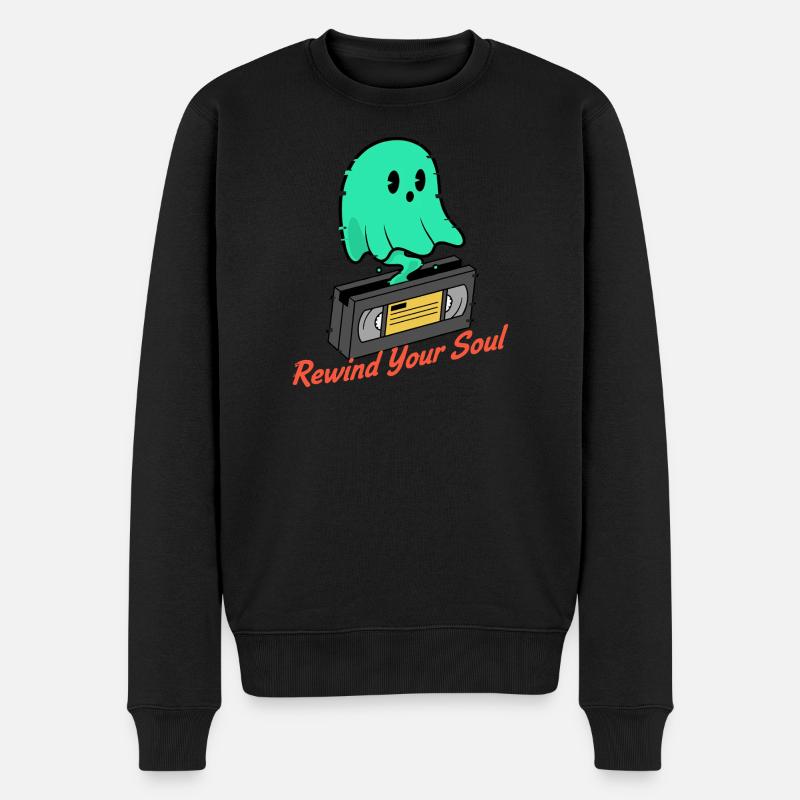 Ghost Cassette Rewind Your Soul - Pull Premium bio Homme - noir