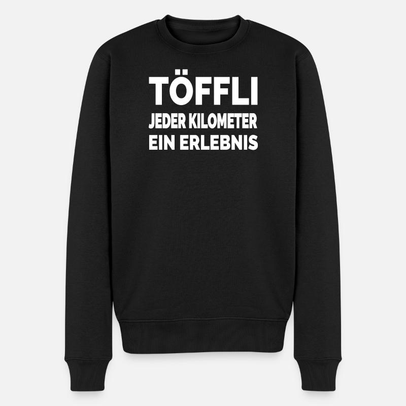 Töffli - Männer Premium Bio Pullover - Schwarz