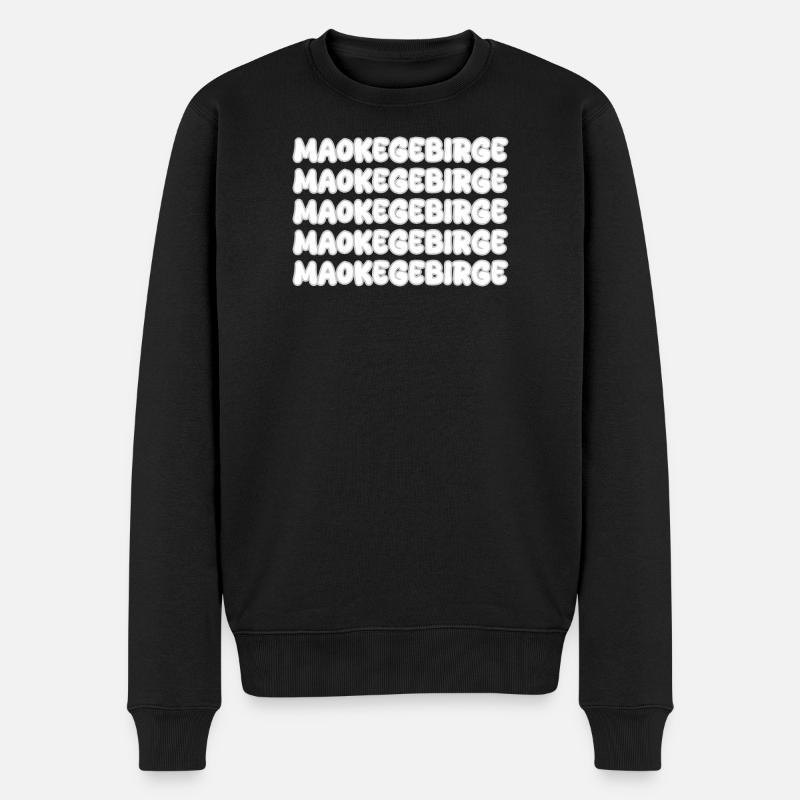 Monts Maoke - Pull Premium bio Homme - noir