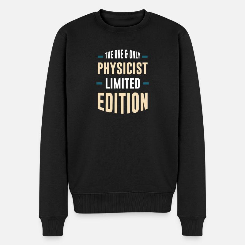 Only Physicist Limited Edition - Men's Premium Organic Jumper - black