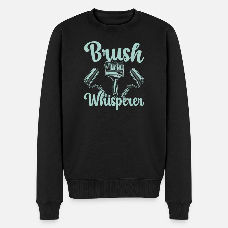 House Painter Dad Unique Gifts - Männer Premium Bio Pullover - Schwarz
