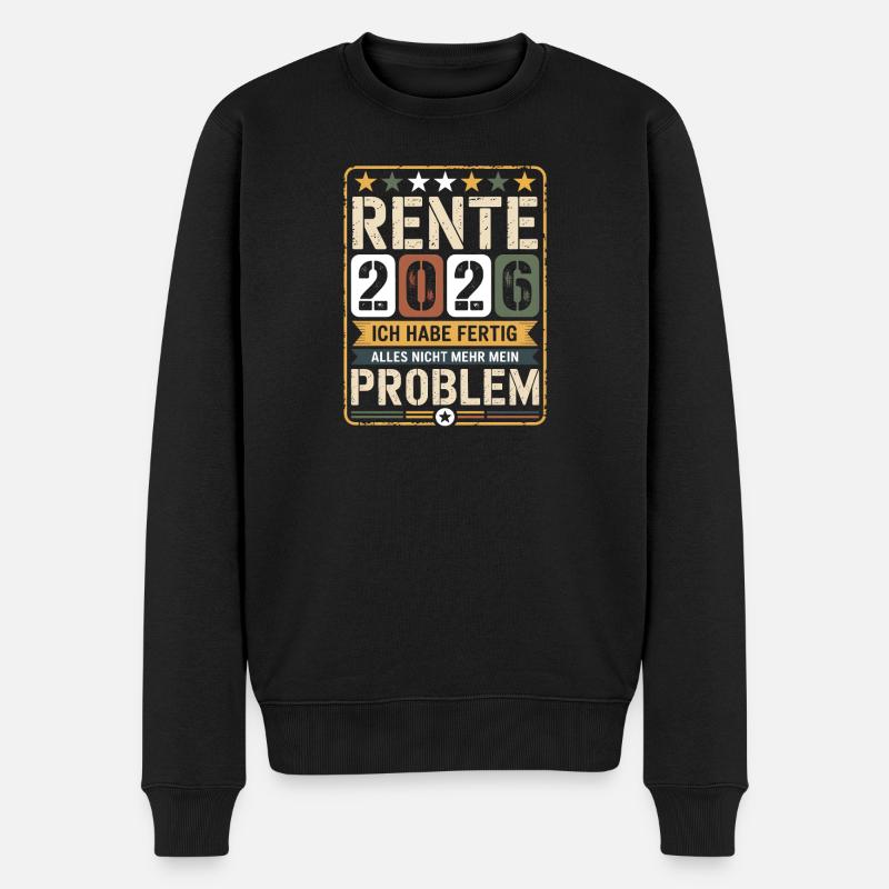 Pension 2026 – J’en ai fini - Pull Premium bio Homme - noir