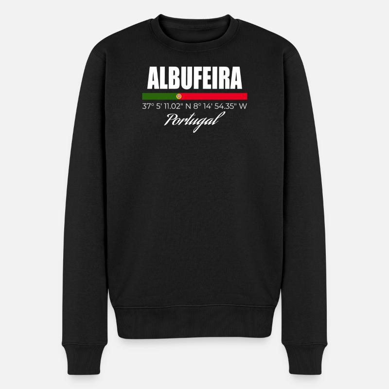 Albufeira - Pull Premium bio Homme - noir