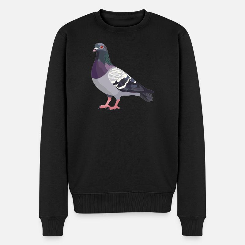 Pigeons Pigeon - Pull Premium bio Homme - noir
