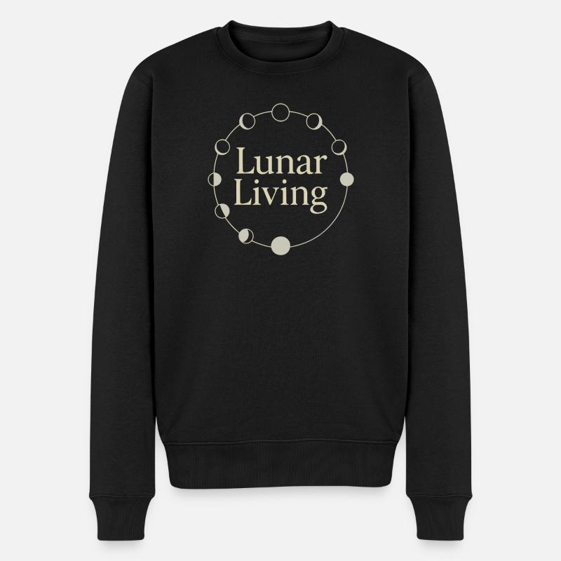 Déesse Lunaire du cycle lunaire intentionnellement - Pull Premium bio Homme - noir