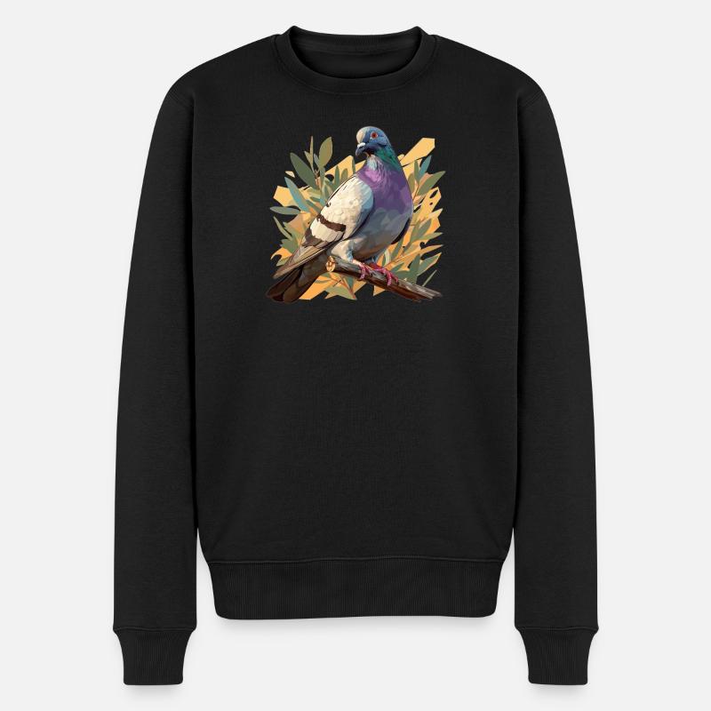 Pigeons Pigeon - Pull Premium bio Homme - noir