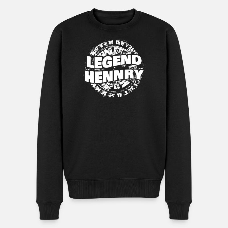 Cadeau pour Hennry - Pull Premium bio Homme - noir