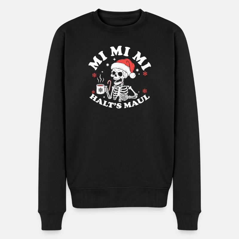 Noël Noël au vin chaud - Pull Premium bio Homme - noir