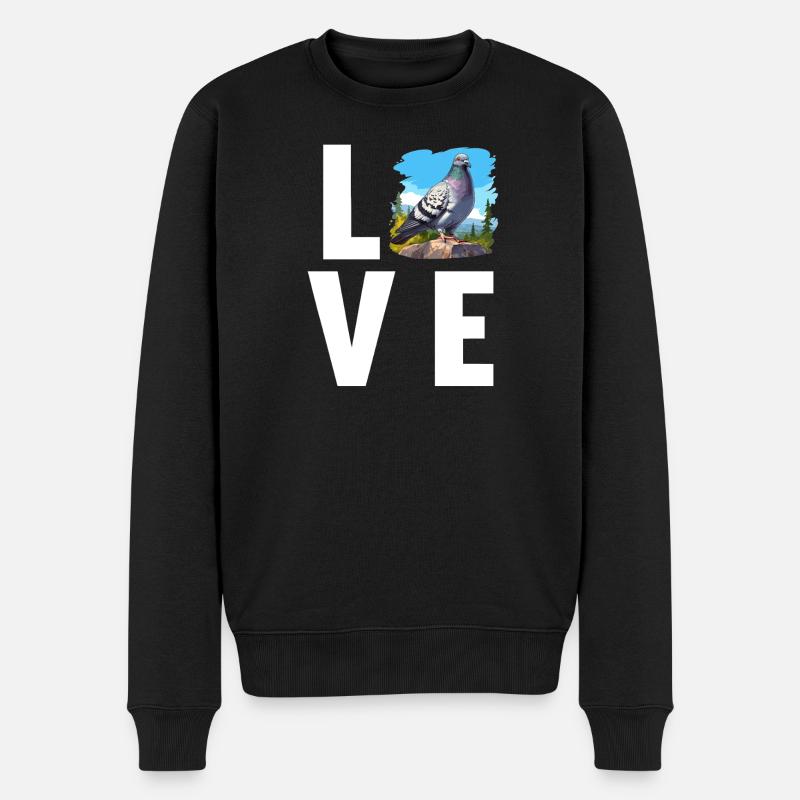 Pigeons Pigeon - Pull Premium bio Homme - noir