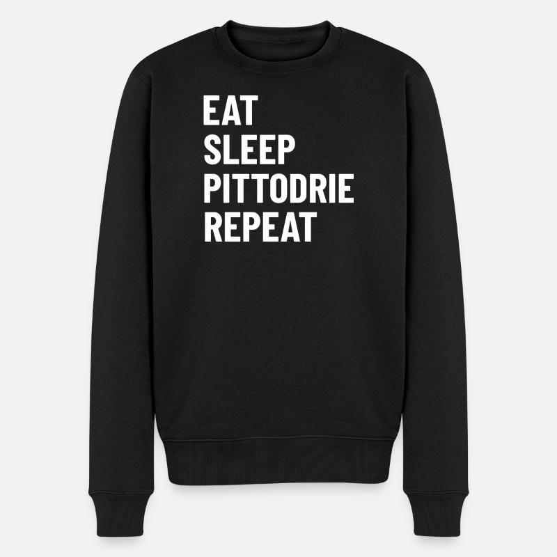 Mangez Dormez Pittodrie Répétez - Pull Premium bio Homme - noir