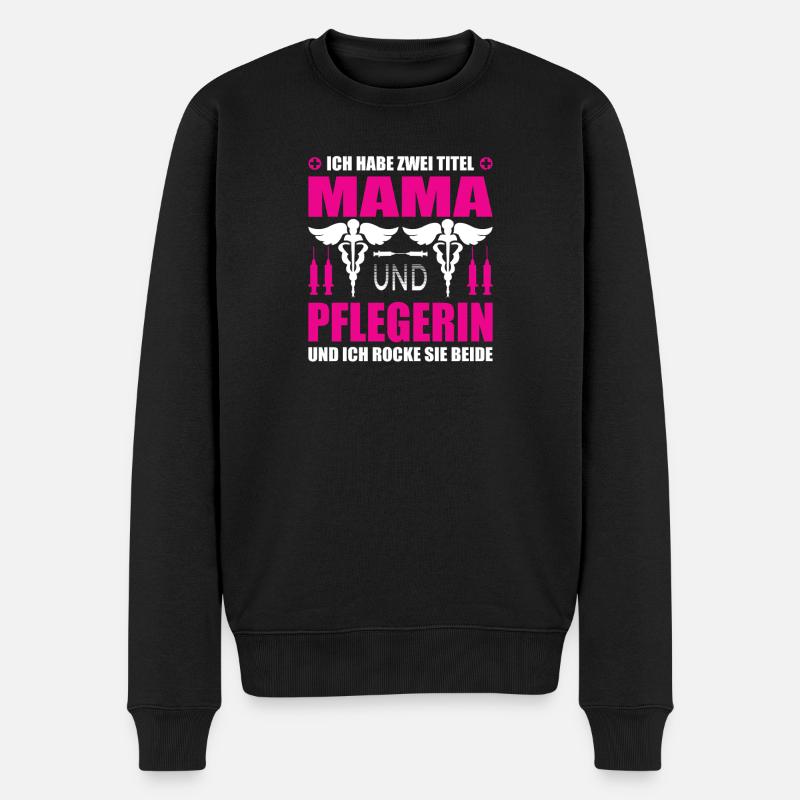 Maman et aidante - Pull Premium bio Homme - noir