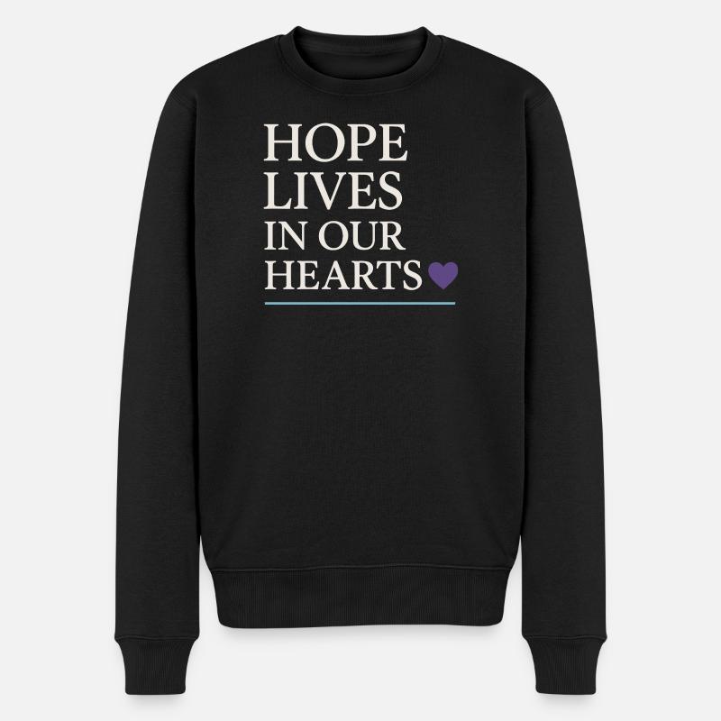 Suicide Loss Remembrance Walk Suicide - Männer Premium Bio Pullover - Schwarz