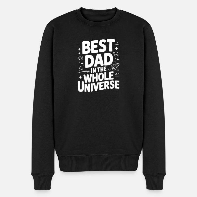 Meilleur Papa du Monde - Pull Premium bio Homme - noir