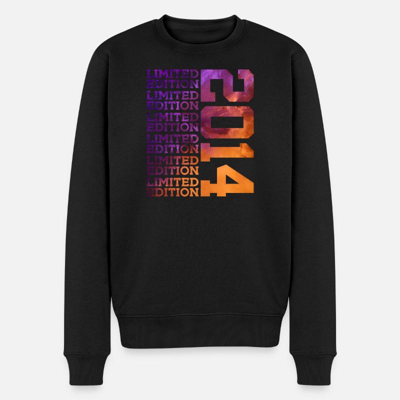 12 Jahre LIMITED EDITION 2014 12. Geburtstag - Männer Premium Bio Pullover - Schwarz