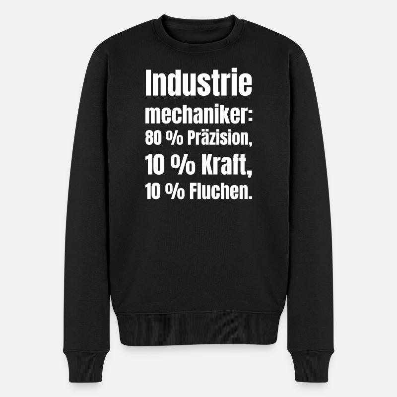 Mécanicien industriel - Pull Premium bio Homme - noir