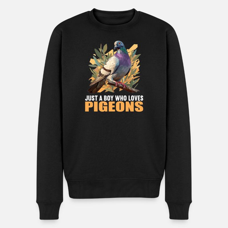 Pigeons Pigeon - Pull Premium bio Homme - noir