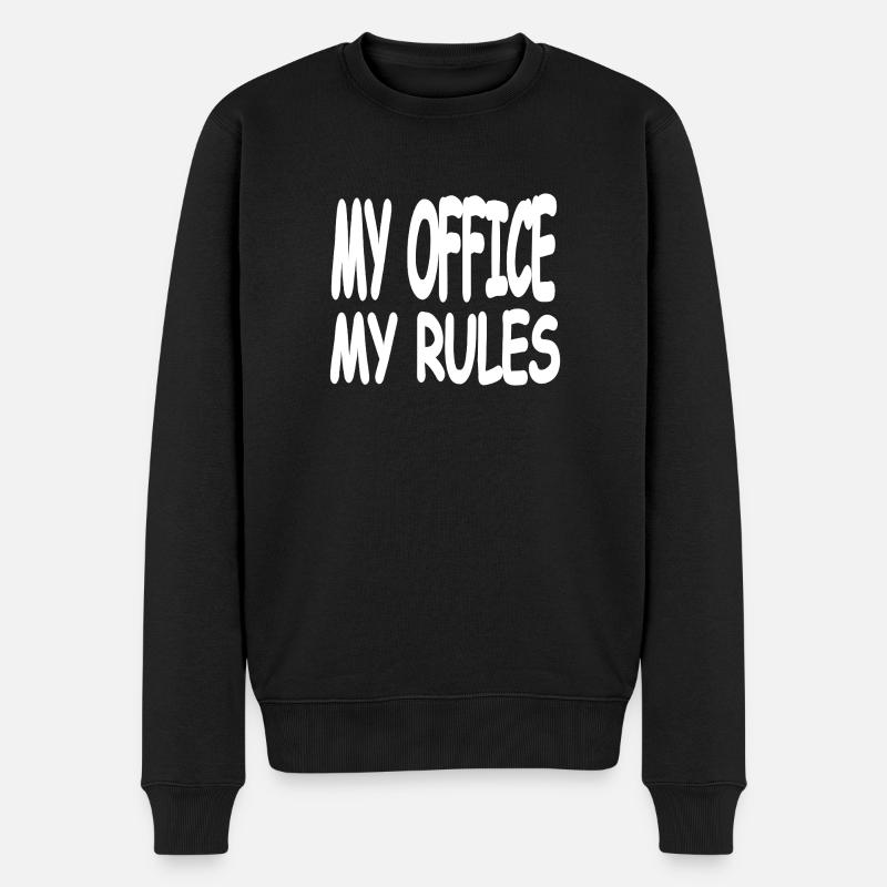 Bureau - Pull Premium bio Homme - noir