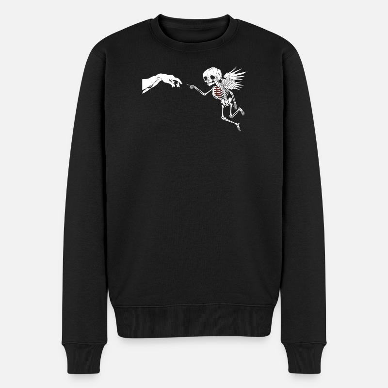 AMOR - Männer Premium Bio Pullover - Schwarz