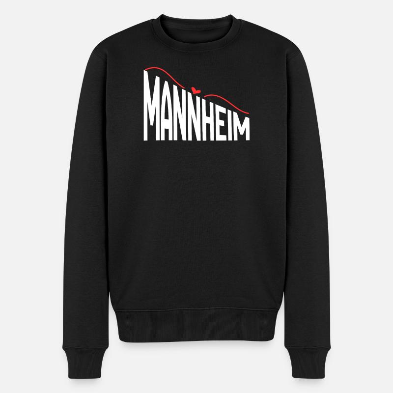 Mannheim - Pull Premium bio Homme - noir
