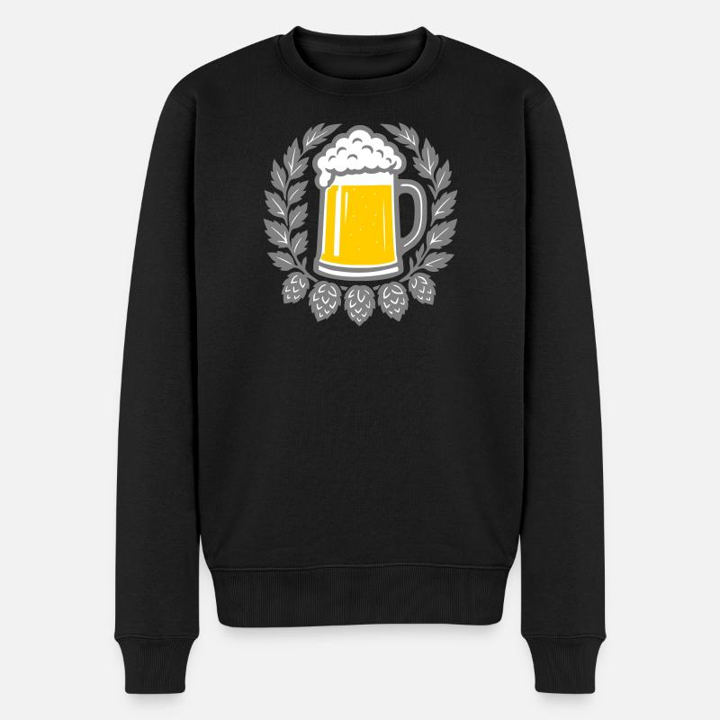 Bahre - Männer Premium Bio Pullover - Schwarz