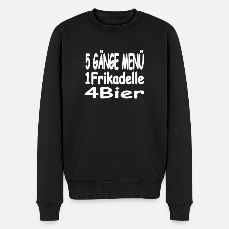 Bière - Pull Premium bio Homme - noir