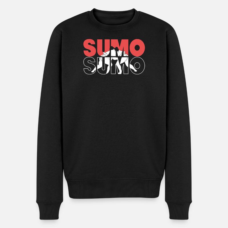 sumo - Pull Premium bio Homme - noir