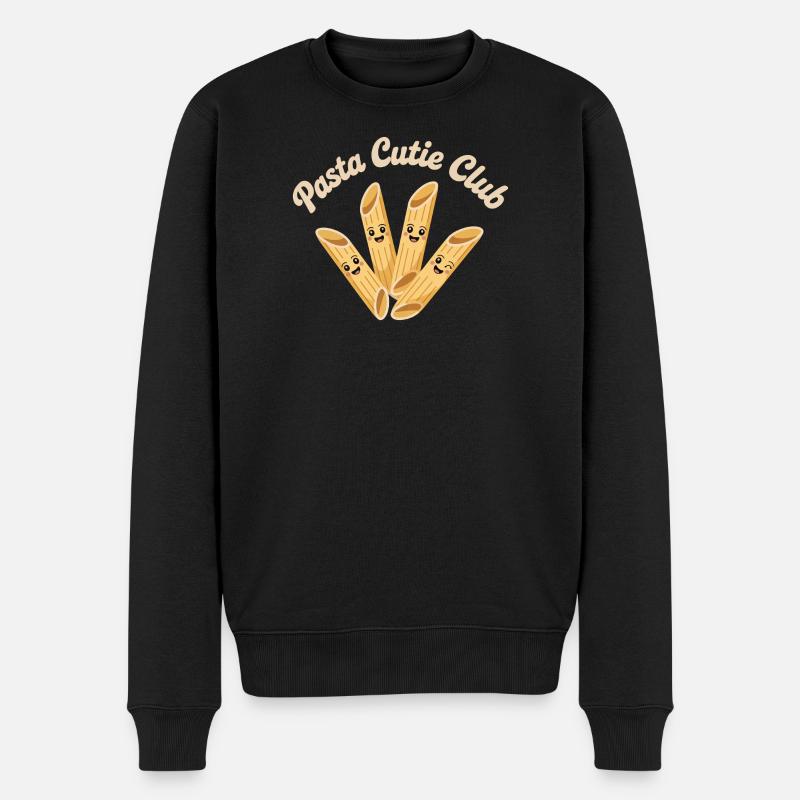 Pasta Cutie Club - Männer Premium Bio Pullover - Schwarz