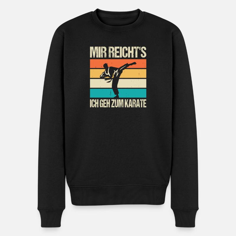 Karate Training Geschenke Karatetraining - Männer Premium Bio Pullover - Schwarz