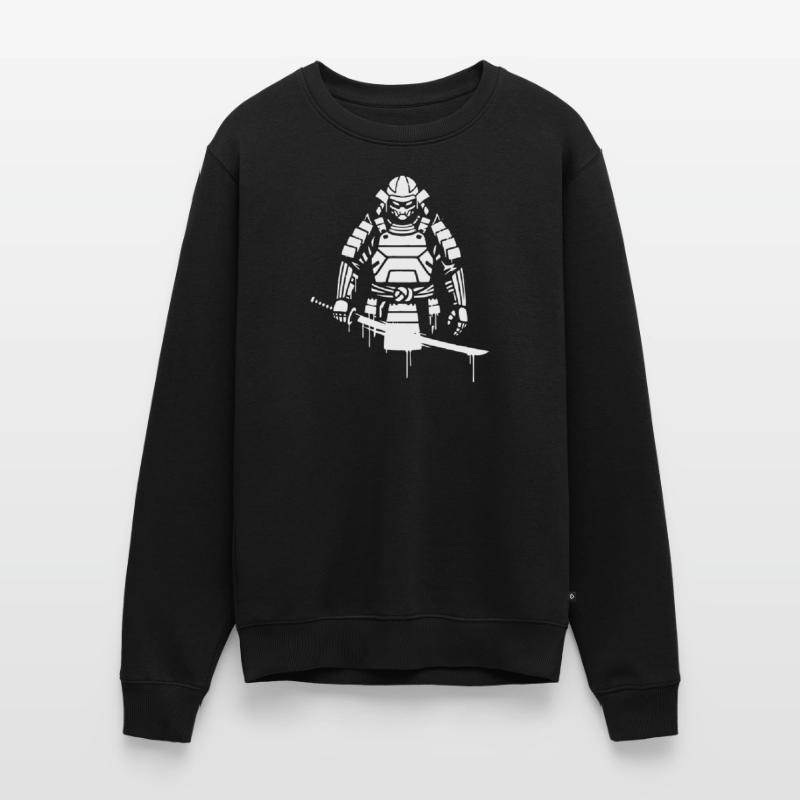 Shogun Samurai Armor Graffiti Vector Pull Premium bio Homme