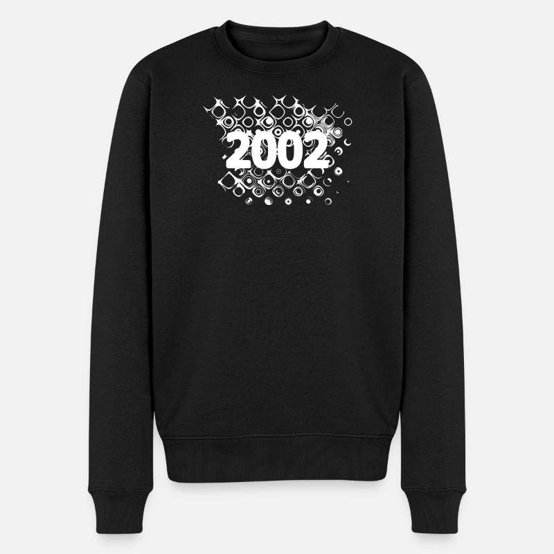 2002 2002 - Männer Premium Bio Pullover - Schwarz