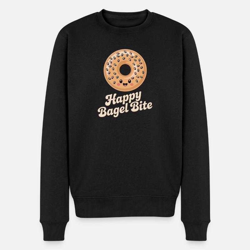 Bagel - Pull Premium bio Homme - noir