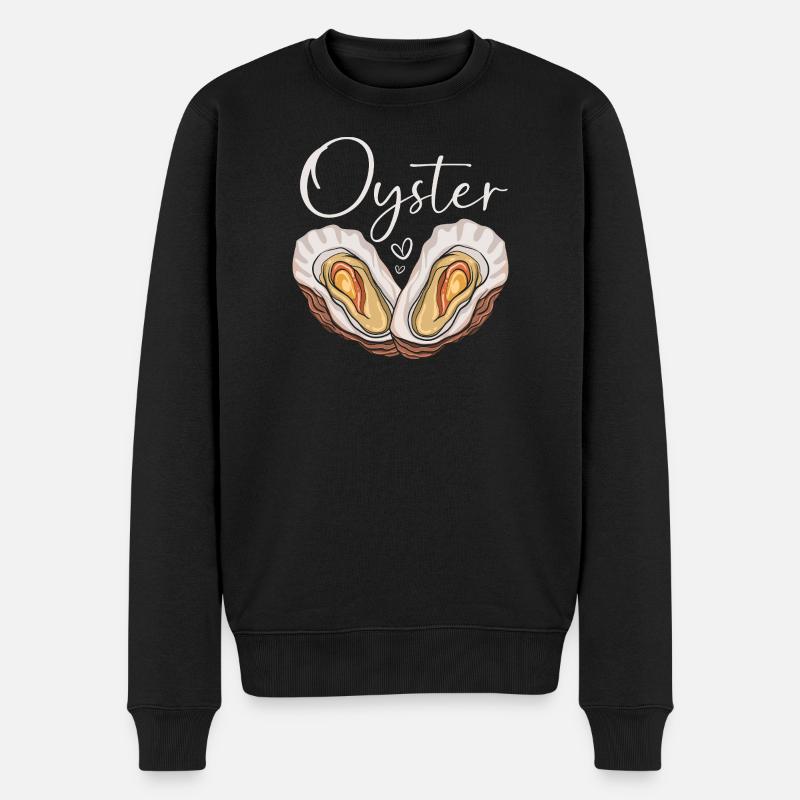 Huîtres - Pull Premium bio Homme - noir